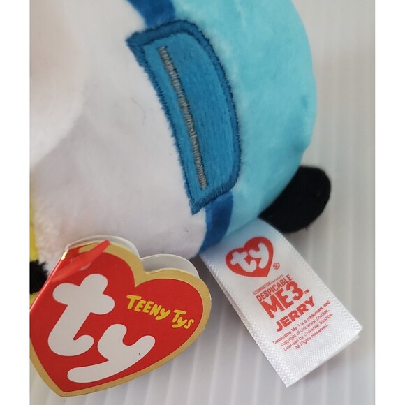 TY Beanie Boos Teeny Tys Stackable Plush Despicable Me 3 Jerry Tourist Mini 3" - Picture 3 of 8